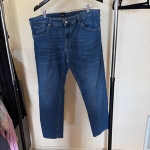 Boss Women's Blue Ankle Jeans